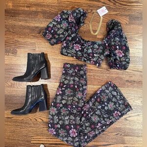 Zara Two Piece Floral Set